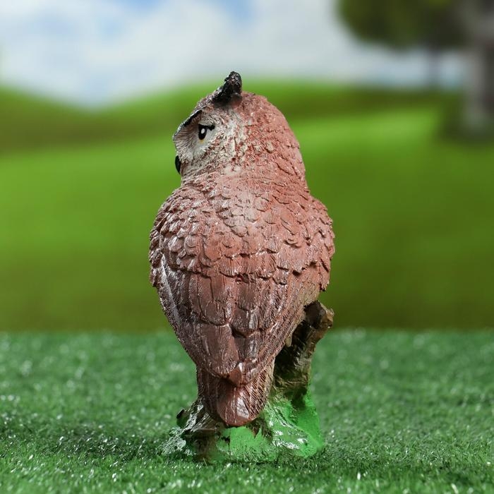 Садовая фигура Садовая фигура "Сова натуральная" 17х11х8см