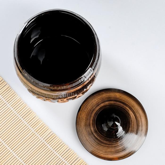 Бочонок Бочонок "Мед" 1,2л / 14х16см, старина