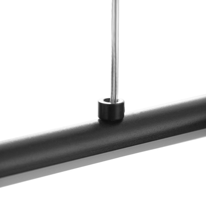 Светильник "Изгибы" LED 32Вт 6000К чёрный 100х18-110 см