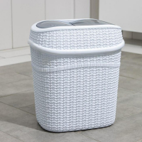 Набор для ванной комнаты, 7 предметов: корзина 4 шт, корзина для белья, ведро для мусора, ёрш, цвет белый Набор для ванной комнаты, 7 предметов: корзина 4 шт, корзина для белья, ведро для мусора, ёрш, цвет белый