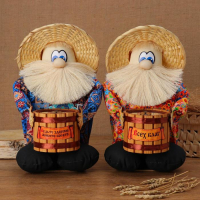 Оберег - домовой "Фёдор с бочкой", h = 33 см, микс Оберег - домовой "Фёдор с бочкой", h = 33 см, микс