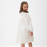 Платье для девочки MINAKU, цвет белый, рост 122 см