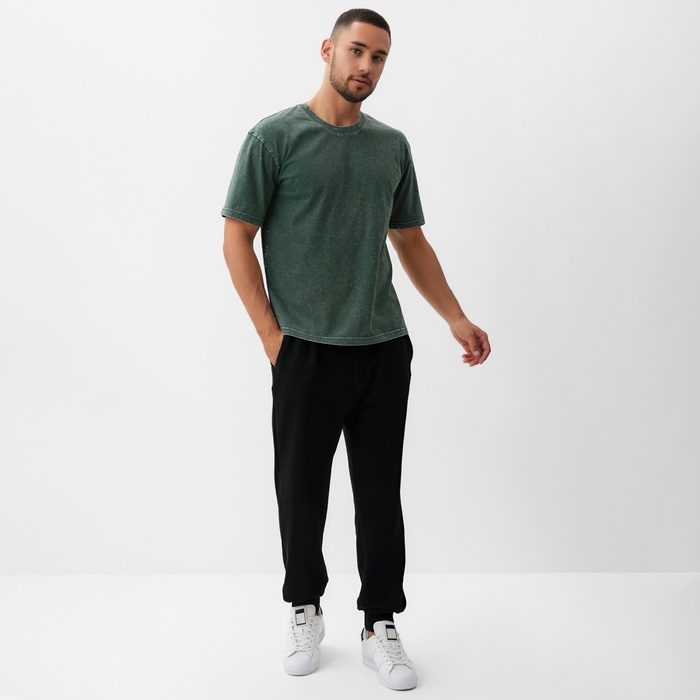 Футболка мужская MINAKU, цв.зелёный, р-р 42-44