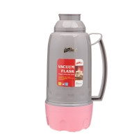 Термос 1.8 л, со стеклянной колбой, сохраняет тепло 12 ч, розовый