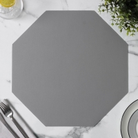 Салфетка сервировочная на стол &laquo;Тэм&raquo;, 38&times;38 см, цвет серый