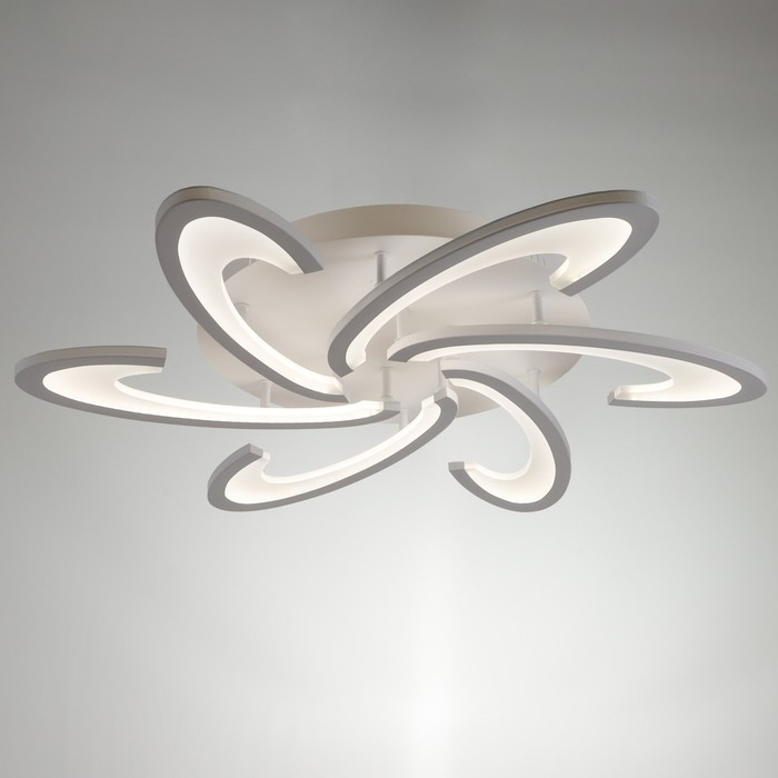 Люстра светодиодная "Анна" LED 108Вт 2700-6400К 7100Лм 70х70х8см Ritter