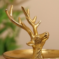 Блюдо для закусок "Олень" алюминий 20х14х19 см Блюдо для закусок "Олень" алюминий 20х14х19 см