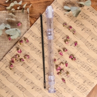 Блокфлейта Music Life, 8 отверстий, немецкая система, белая Блокфлейта Music Life, 8 отверстий, немецкая система, белая