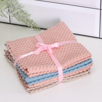 Набор салфеток из микрофибры Доляна &laquo;Бантик&raquo;, 30&times;30 см, 5 шт