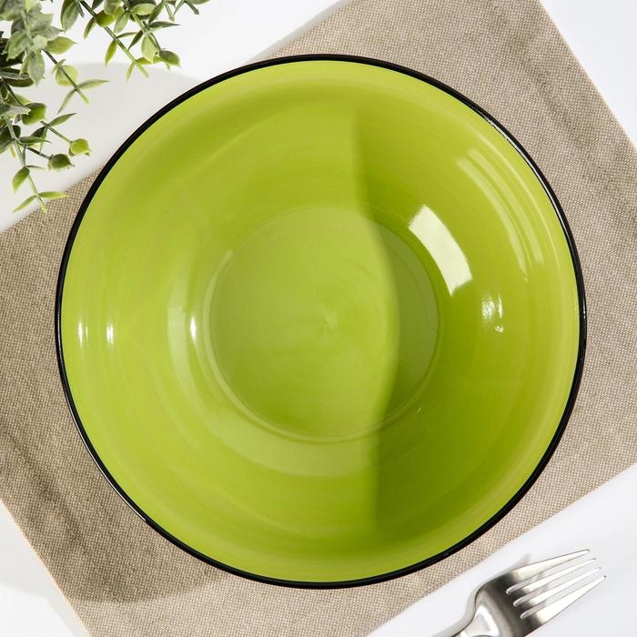 Салатник керамический &laquo;Спектр&raquo;, 1,5 л, цвет МИКС