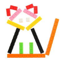 Счётные палочки &laquo;Собери по образцу&raquo;, 32 шт., с карточками, по методике Монтессори