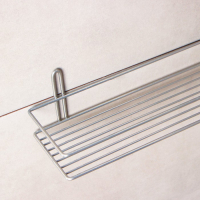 Полка прямоугольная, 1 ярус, 40×11,5×8,5 см, цвет хром Полка прямоугольная, 1 ярус, 40×11,5×8,5 см, цвет хром