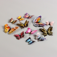 Набор наклеек интерьерных "Бабочки", светящиеся Набор наклеек интерьерных "Бабочки", светящиеся