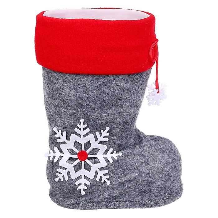 Конфетница &laquo;Сапожок&raquo;, снежинка