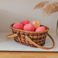 Корзина &laquo;Пикник&raquo;, без крышки с 2 мя ручками, 26&times;21&times;12/24, ротанг