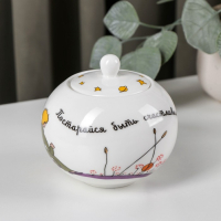 Сахарница фарфоровая &laquo;Маленький принц&raquo;, 490 мл, с крышкой