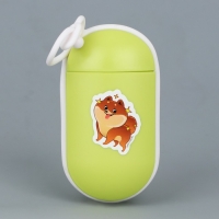 Контейнер с пакетами для уборки за собакой «Чистюля», цвет зелёный Контейнер с пакетами для уборки за собакой «Чистюля», цвет зелёный