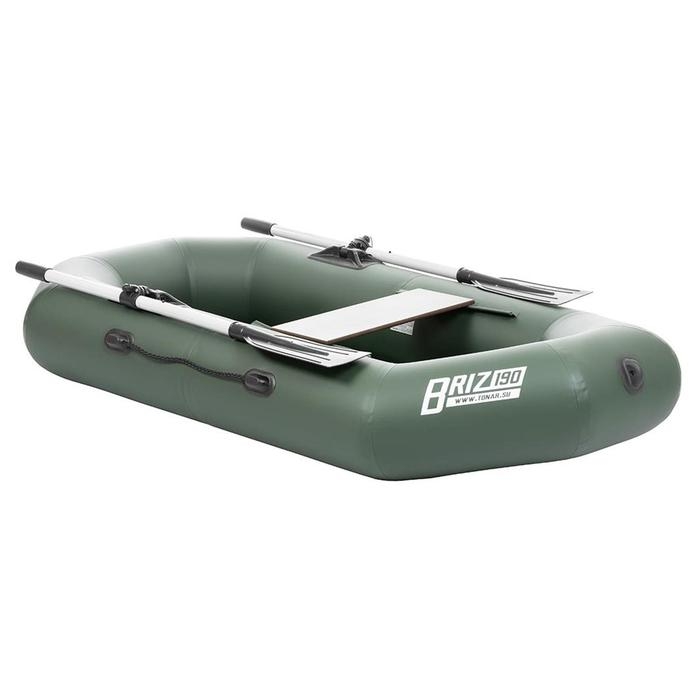 Лодка &laquo;Бриз&raquo; 190 с вёслами, цвет зелёный