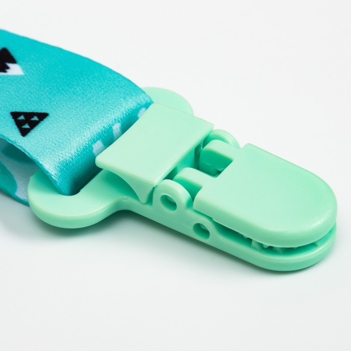 Держатель для соски - пустышки «Медведи», на ленте Держатель для соски - пустышки «Медведи», на ленте