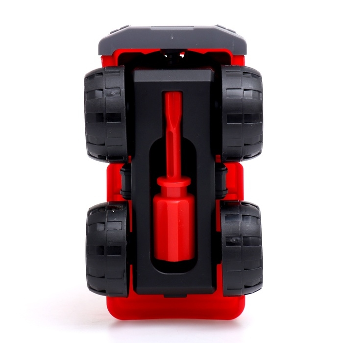 Конструктор винтовой &laquo;Пожарная машина&raquo;, с отвёрткой, 29 деталей