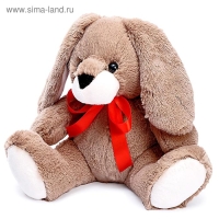 Мягкая игрушка «Кролик Егорка» тёмный, 28 см Мягкая игрушка «Кролик Егорка» тёмный, 28 см