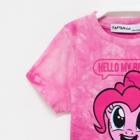 Футболка для девочки &laquo;Пинки Пай&raquo;, My Little Pony, &laquo;Тай-дай&raquo;, рост 98-104 см