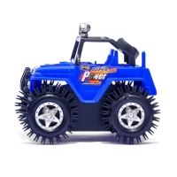 Джип-перевёртыш &laquo;Вездеход&raquo;, работает от батареек, цвета МИКС