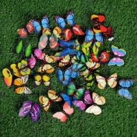 Штекер "Бабочка Шарлин" 3х4см/30см, набор 25шт, МИКС Штекер "Бабочка Шарлин" 3х4см/30см, набор 25шт, МИКС