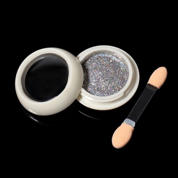 Втирка для ногтей, с аппликатором, цвет голография Втирка для ногтей, с аппликатором, цвет голография