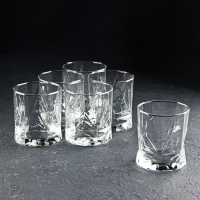 Набор низких стеклянных стаканов &laquo;Рош&raquo;, 340 мл, 6 шт