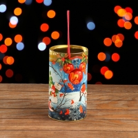 Новый год. Подарочная коробка, тубус «Снегири» 120 х 220 мм (200 мм внутр. высота). Новый год. Подарочная коробка, тубус «Снегири» 120 х 220 мм (200 мм внутр. высота).