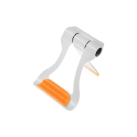 Подставка для телефона LuazON, складная, усиленная, регулируемая высота, бело/оранжевая Подставка для телефона LuazON, складная, усиленная, регулируемая высота, бело/оранжевая