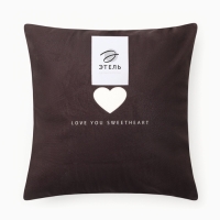 Чехол на подушку Этель "HOME" 4 шт, 40*40 см, велюр 100% п/э Чехол на подушку Этель "HOME" 4 шт, 40*40 см, велюр 100% п/э