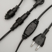 Гирлянда &laquo;Занавес&raquo; 2 &times; 6 м, IP65, УМС, тёмная нить, 1440 LED, свечение белое, 220 В