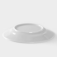 Тарелка фарфоровая «Идиллия», d=20 см, белая Тарелка фарфоровая «Идиллия», d=20 см, белая