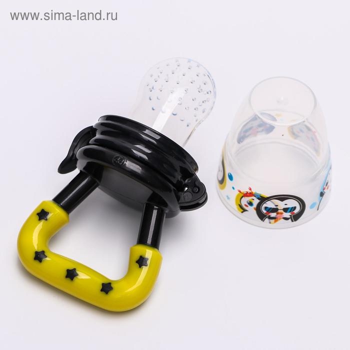 Ниблер для прикорма с силиконовой сеточкой «ТРЕНД. Пингвин» Ниблер для прикорма с силиконовой сеточкой «ТРЕНД. Пингвин»