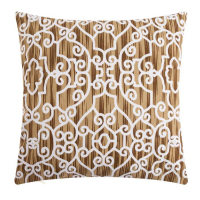 Наволочка декоративная 40х40 см, Pattern beige, 100% хлопок Наволочка декоративная 40х40 см, Pattern beige, 100% хлопок