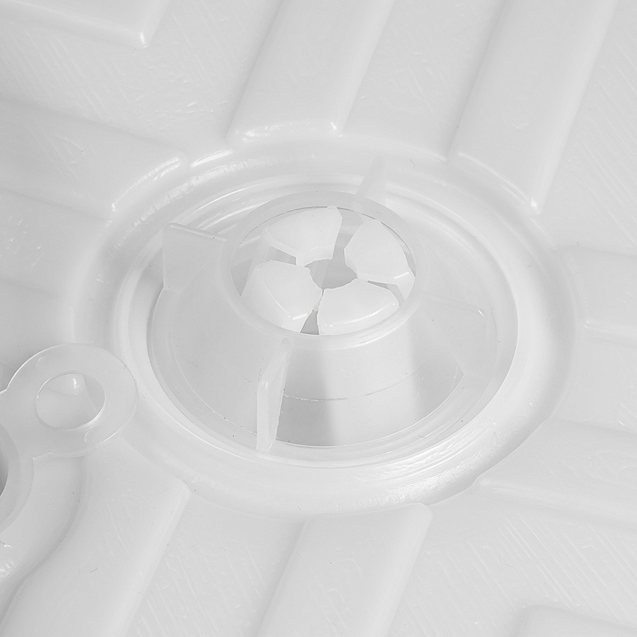 Подставка под зонт квадратная белая, d основания 43 см, h - 13 см, 16 л, d зонта 20-32 мм Подставка под зонт квадратная белая, d основания 43 см, h - 13 см, 16 л, d зонта 20-32 мм