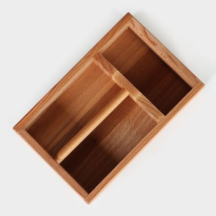 Салфетница - органайзер Adelica, 14&times;21,5&times;7 см, бук