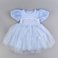 Карнавальный набор &laquo;Стильная принцесса&raquo;: ободок, платье голубое, рост 110 см