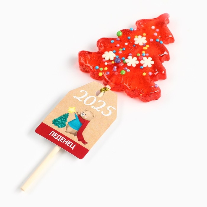 Новый год! Леденец на палочке, с посыпкой «Мишка», 25 г Новый год! Леденец на палочке, с посыпкой «Мишка», 25 г