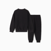Комплект для мальчика (джемпер, брюки), цвет чёрный, рост 104 см