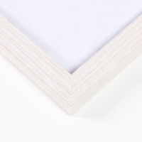 Фоторамка МДФ 21х30 см. №6, МИКС, Молочный дуб (пластиковый экран)