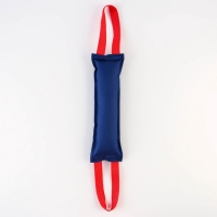 Игрушка-кусалка с 2 ручками, темно-синяя, 28 х 8 см