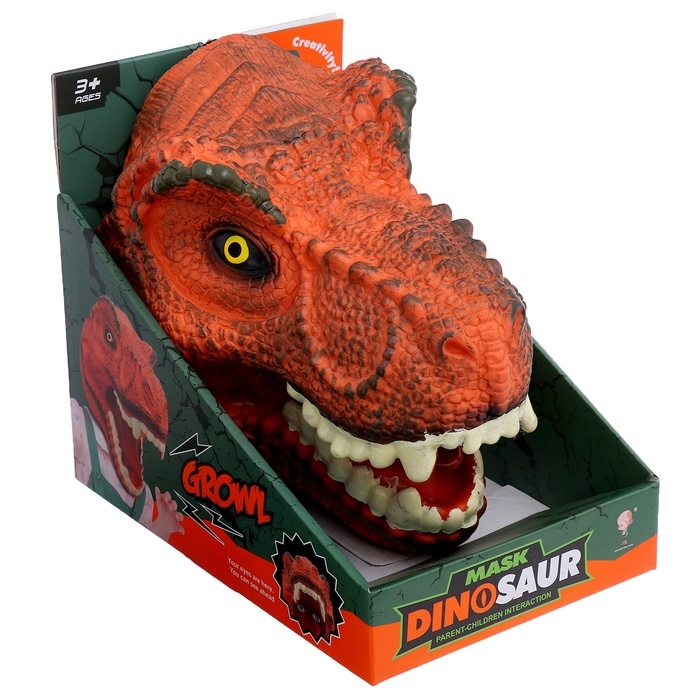 Маска динозавра &laquo;Тираннозавр&raquo;, цвет МИКС