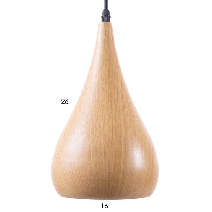 Светильник BayerLux Подвес Светильник BayerLux Подвес "Вуди" 1x40Вт E27 светлое дерево15х15х22-122 см