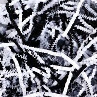 Наполнитель бумажный «Инь Янь», микс, бело-черный, 50 г Наполнитель бумажный «Инь Янь», микс, бело-черный, 50 г