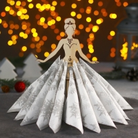 Салфетница деревянная Доляна &laquo;Прекрасная невеста&raquo;, 21,5&times;14,5 см