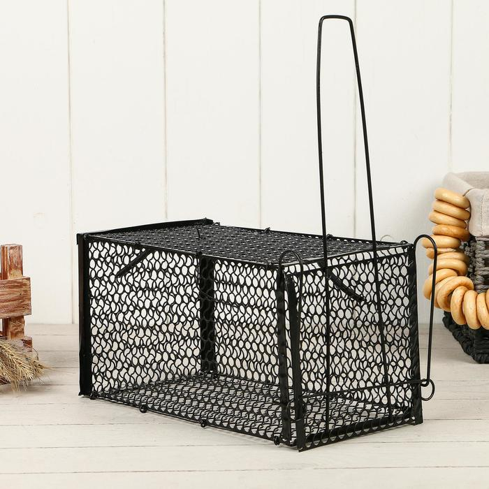 Крысоловка, 27 &times; 14 &times; 14 см, металлическая, Greengo