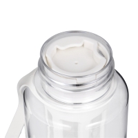 Бутылка для воды, 450 мл, с ситечком, 17.5 х 10.5 см, белая Бутылка для воды, 450 мл, с ситечком, 17.5 х 10.5 см, белая